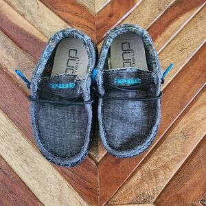 EEUC Hey Dude Wally Chambray Wave Ride Sz 6 Toddler
